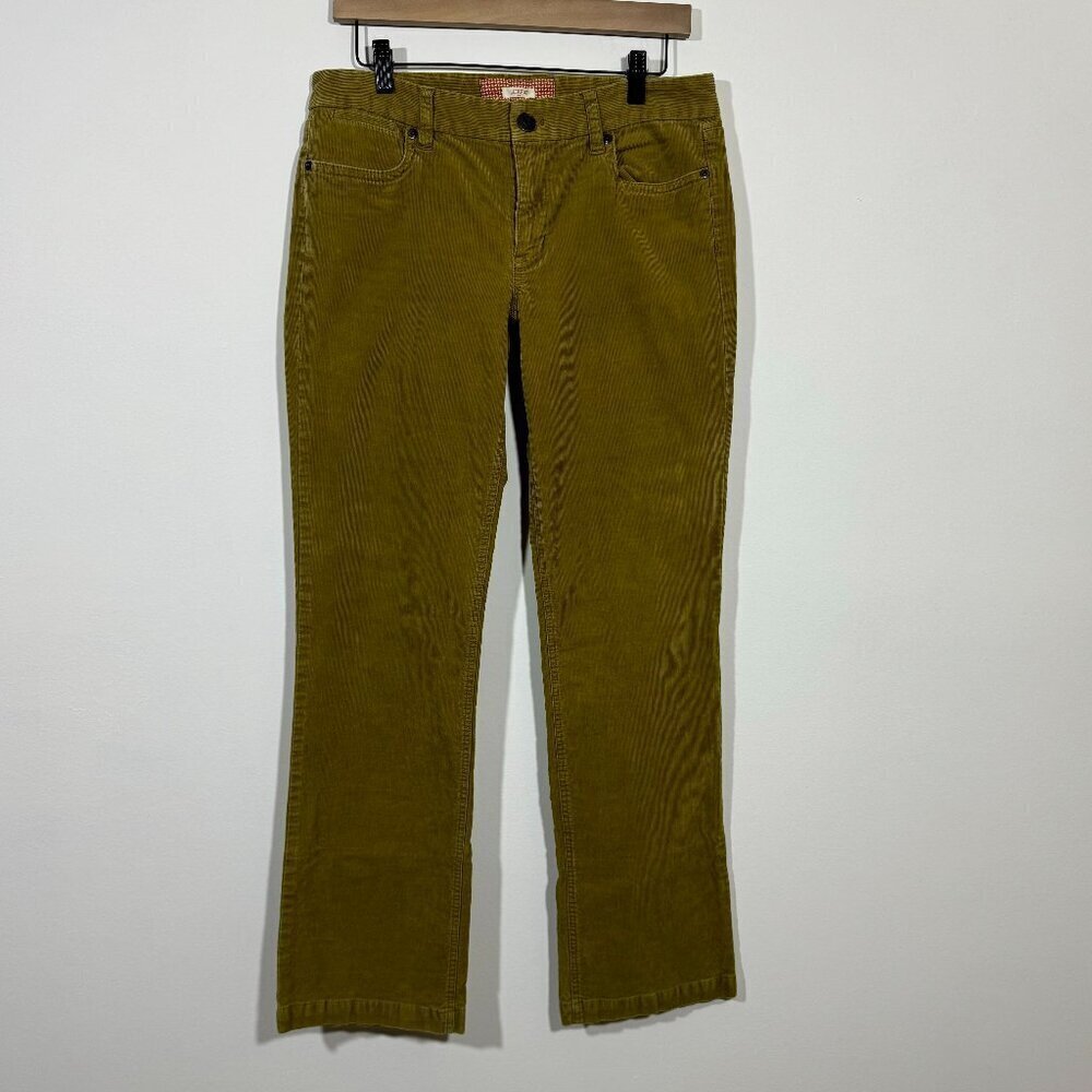 J. Crew Factory Women's Size 30R Tan Boot Cut Cord Corduroy Pants